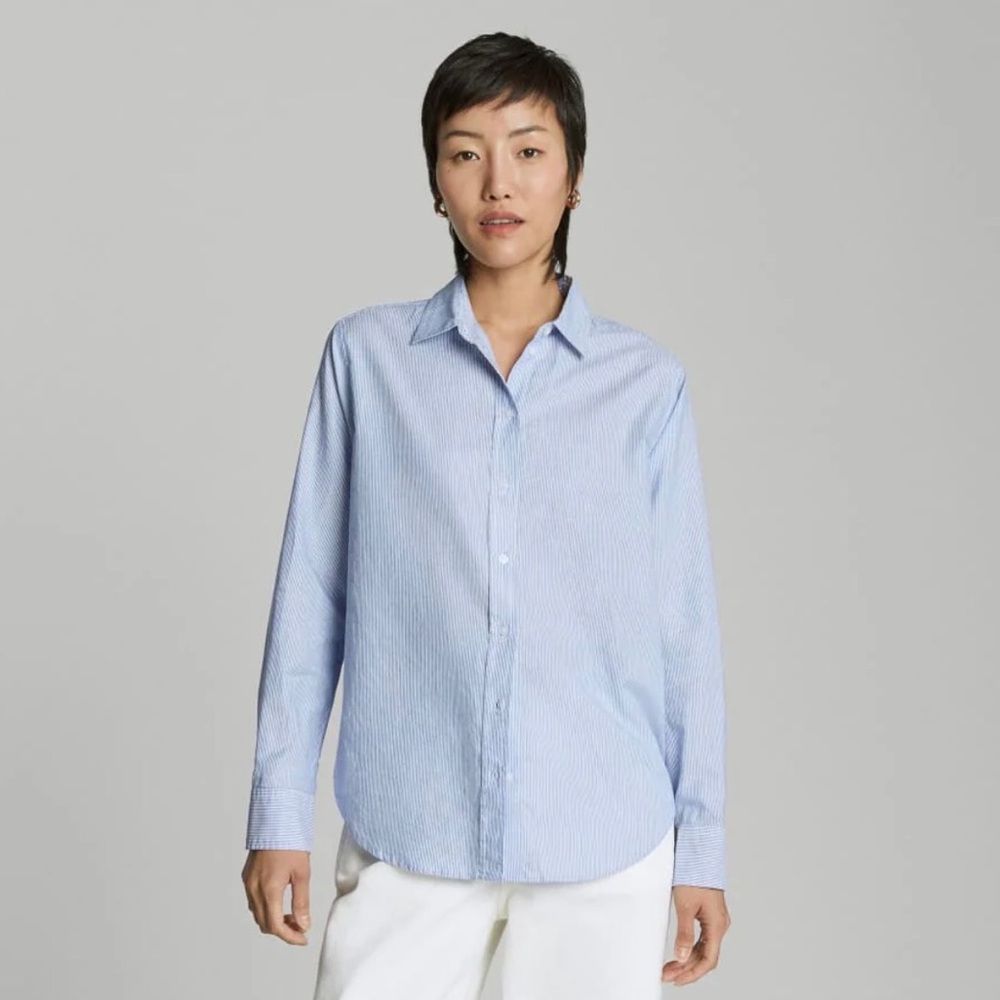 Everlane Must Have Shirt in Silky Cotton Relaxed Buttondown 2
